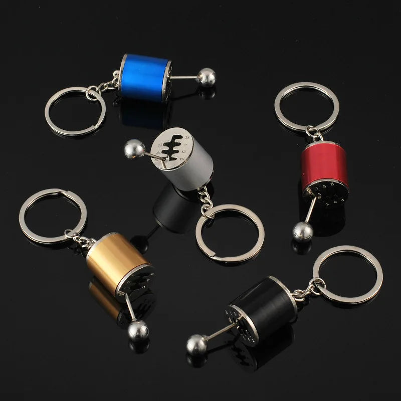Mini Turbo Turbocharger Keychain - Spinning Turbine Car Keyring Accessory