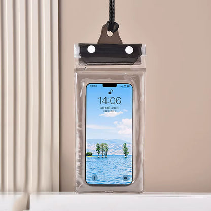 Waterproof Phone Case Pouch Swimming Floating Bag Cover for Iphone 13 14 15 16 Pro Samsung S23 S25 Xiaomi Huawei below 6.8''