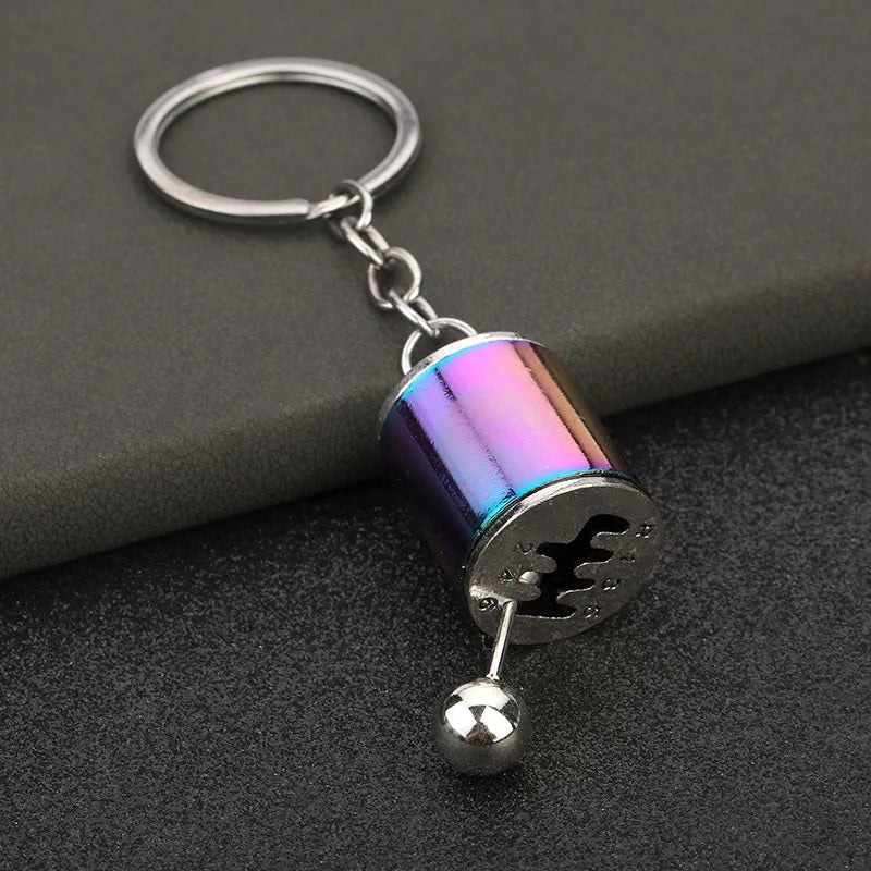 Mini Turbo Turbocharger Keychain - Spinning Turbine Car Keyring Accessory