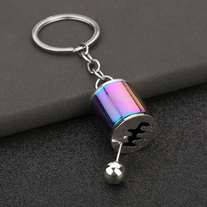 Mini Turbo Turbocharger Keychain - Spinning Turbine Car Keyring Accessory