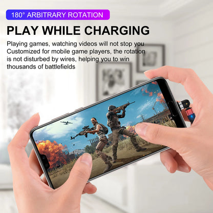 Revolutionary 540° Magnetic Fast Charge USB-C Cable for iPhone 14/11, Huawei, Xiaomi, Samsung - Ultimate Convenience and Speed!