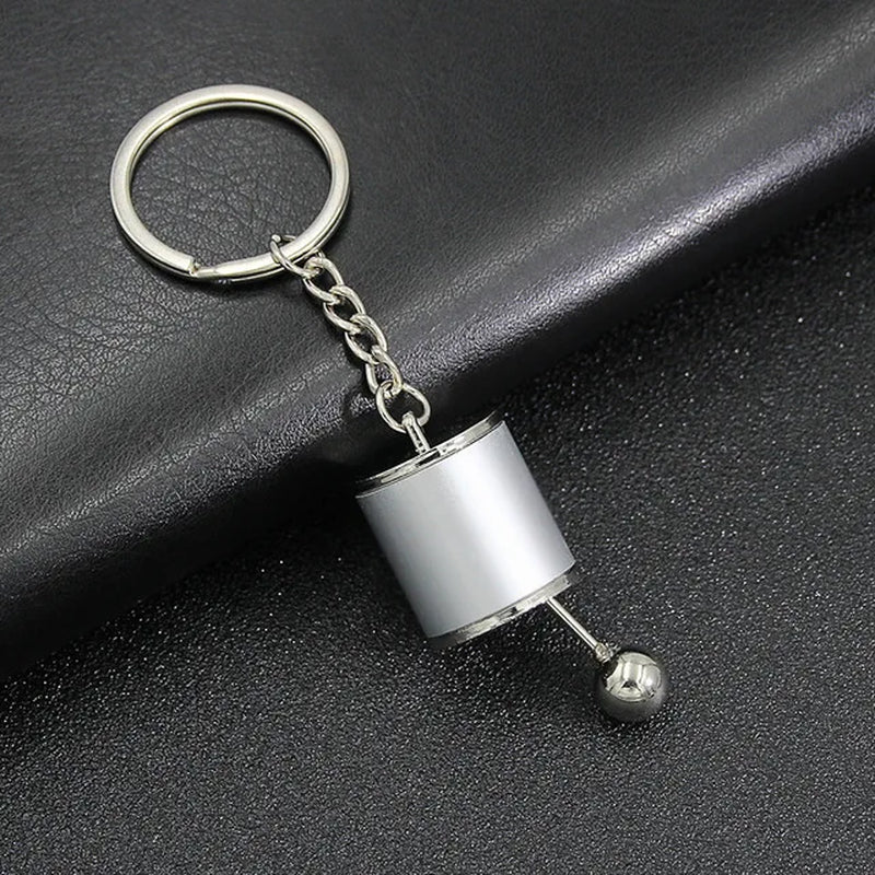 Mini Turbo Turbocharger Keychain - Spinning Turbine Car Keyring Accessory