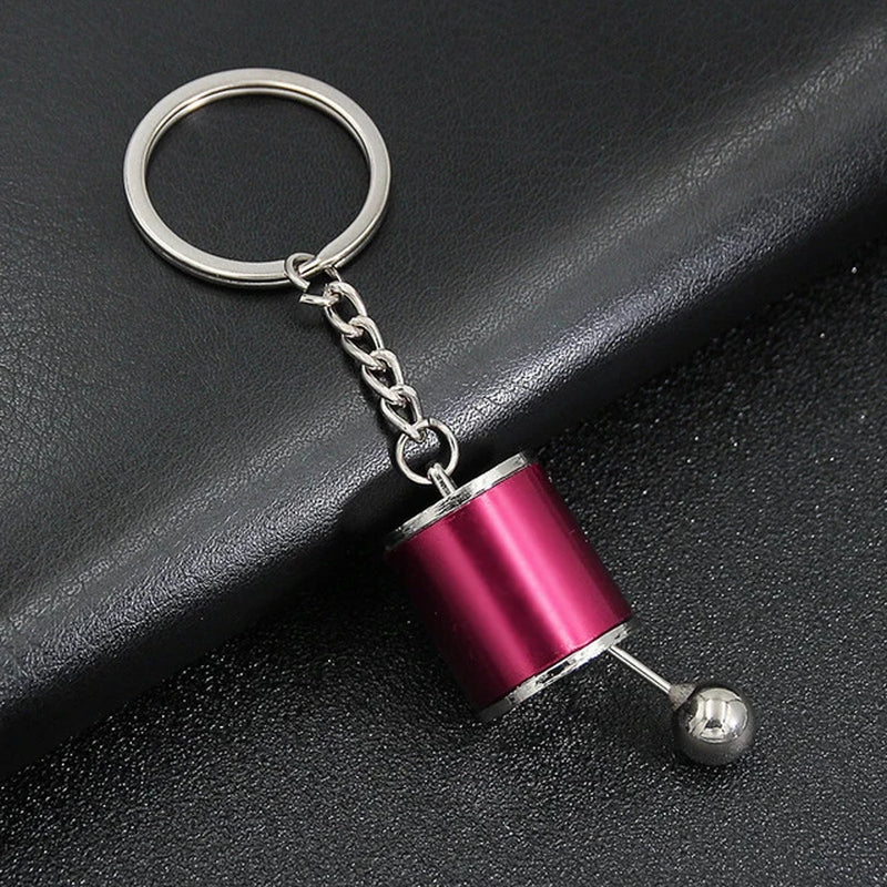 Mini Turbo Turbocharger Keychain - Spinning Turbine Car Keyring Accessory