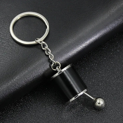 Mini Turbo Turbocharger Keychain - Spinning Turbine Car Keyring Accessory