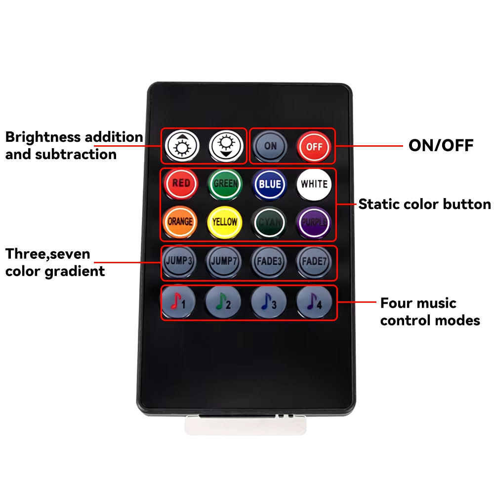 Transform Your Ride with RGB Car Underglow LED Strip Lights - Remote/App Control, Waterproof & Flexible!