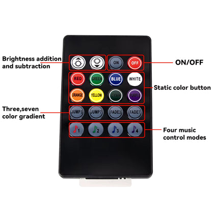 Transform Your Ride with RGB Car Underglow LED Strip Lights - Remote/App Control, Waterproof & Flexible!