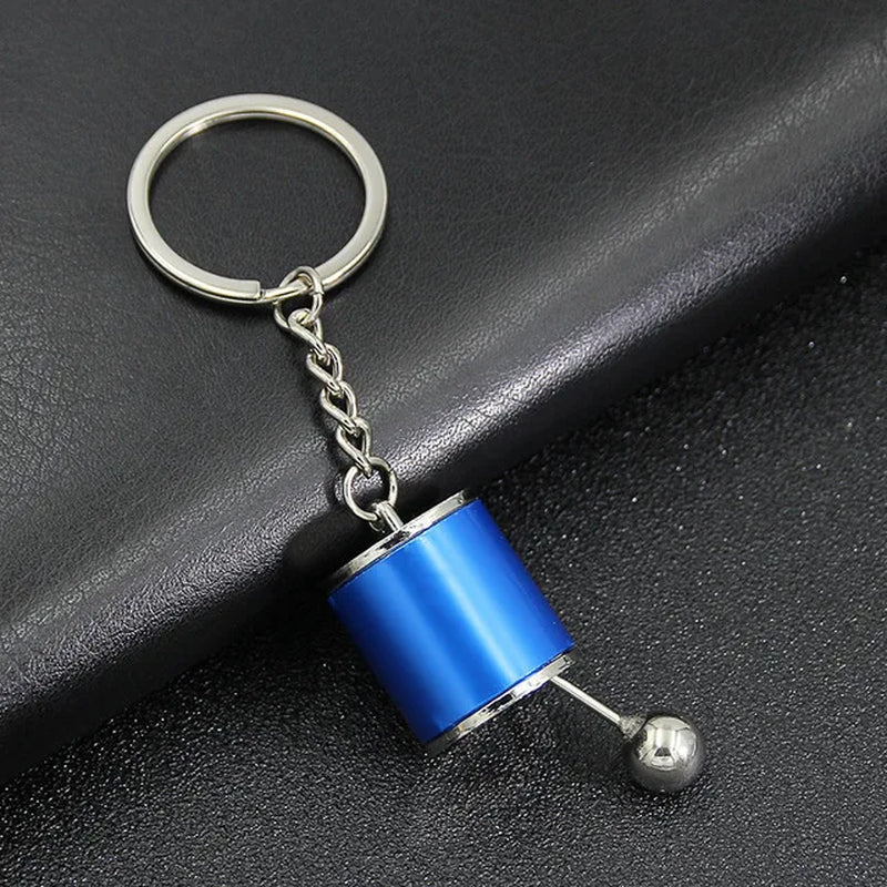 Mini Turbo Turbocharger Keychain - Spinning Turbine Car Keyring Accessory