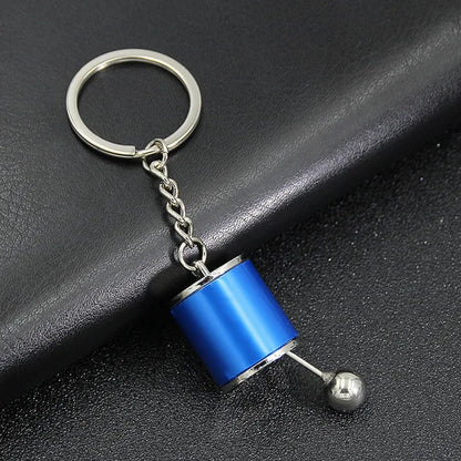 Mini Turbo Turbocharger Keychain - Spinning Turbine Car Keyring Accessory